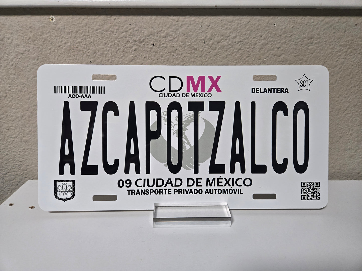 Custom Car plate México States Novelty Car Plate, Personalized Car Plates México Placas personalizadas de los Estados de México